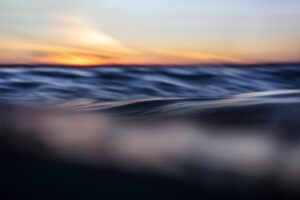 Contemporary Ocean Abstract Print