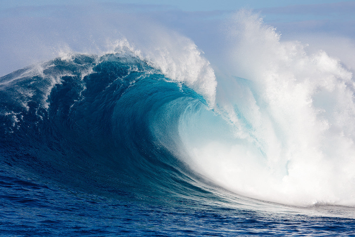 large ocean waves