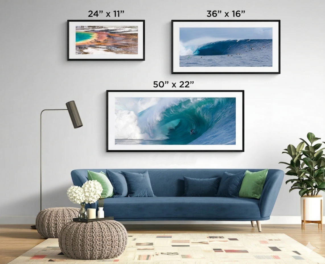 Panoramic wall fine art with value and provenience for your home collection