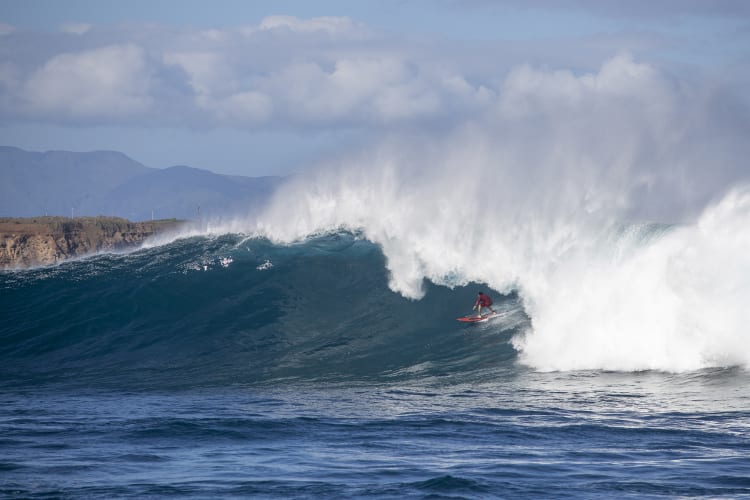 Fine art print of big waves
